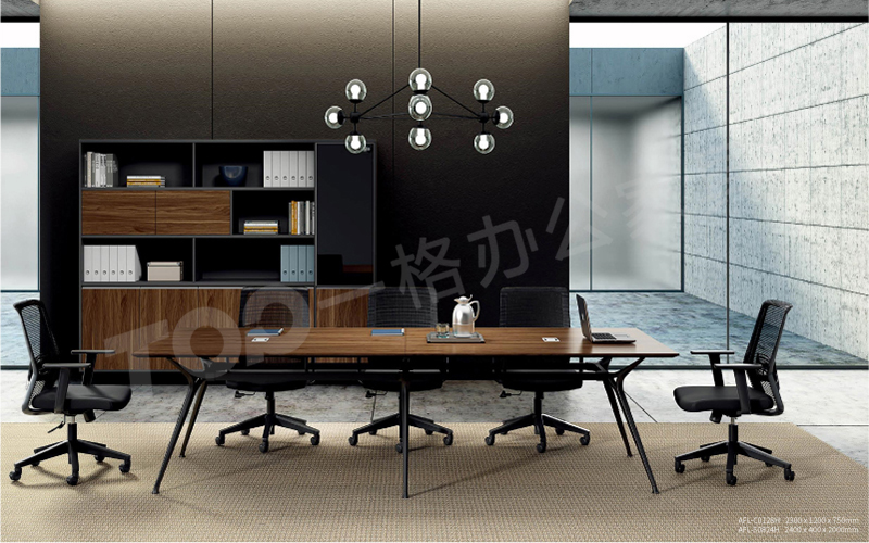 板式鋼架腳會議桌 板式鋼架腳會議桌