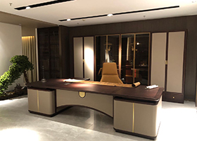 3.2M新中式實(shí)木觀然系列班臺(tái)