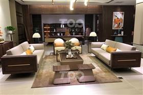 聽奢實(shí)木真皮沙發(fā)